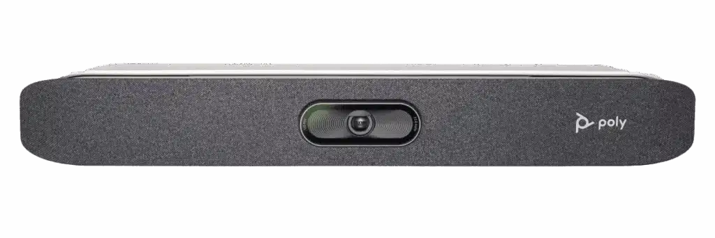 Black Poly Studio X30 video bar.